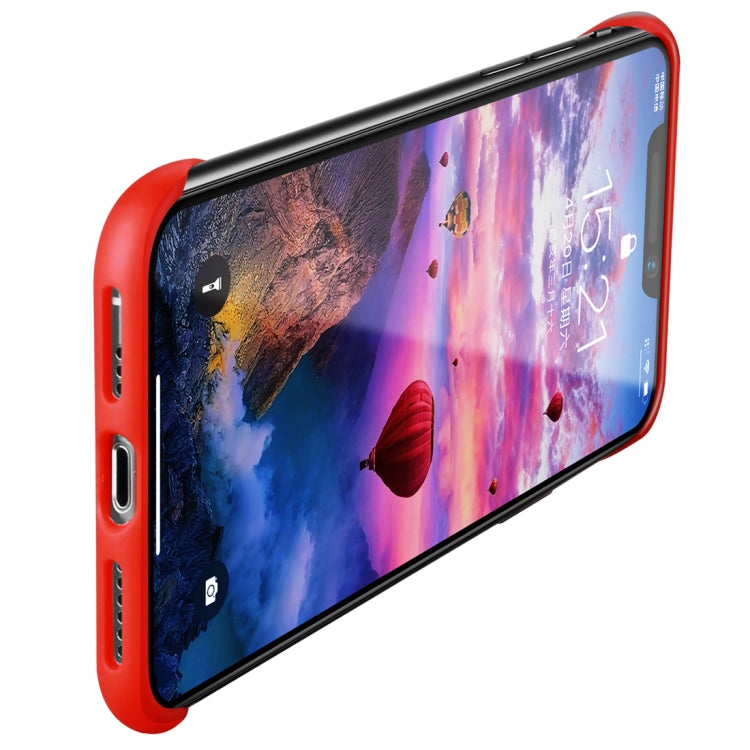 For iPhone XR Frosted Anti-skidding TPU Protective Case with Metal Ring