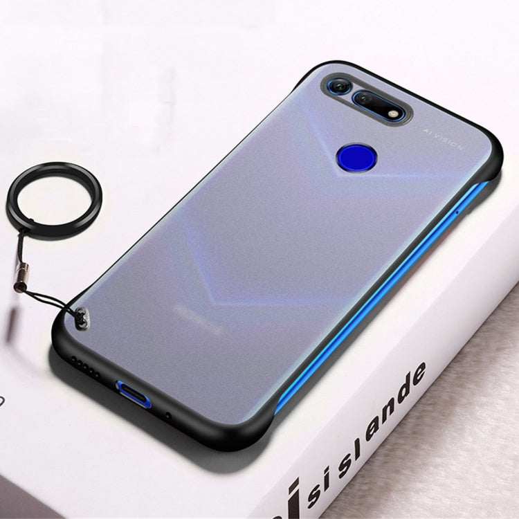 Frosted Anti-skidding TPU Protective Case with Metal Ring for Huawei Honor View 20