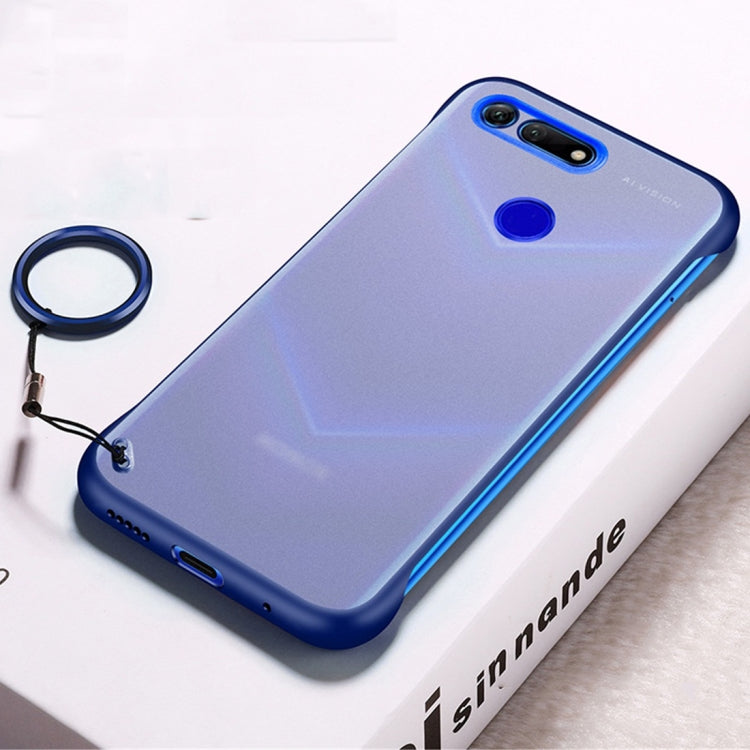 Frosted Anti-skidding TPU Protective Case with Metal Ring for Huawei Honor View 20