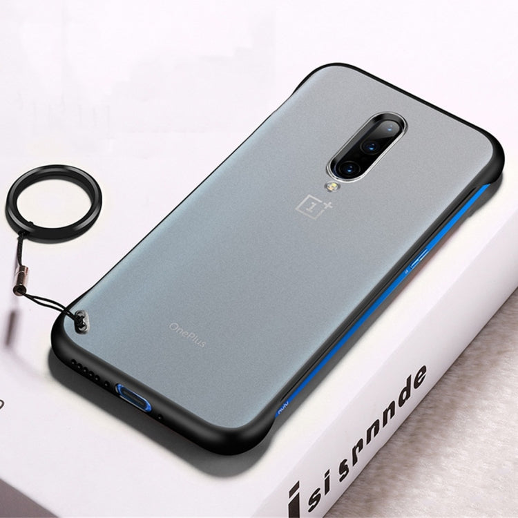Frosted Anti-skidding TPU Protective Case with Metal Ring for OnePlus 7 Pro
