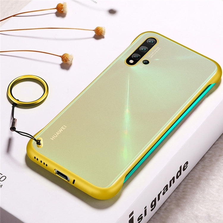 Frosted Anti-skidding TPU Protective Case with Metal Ring for Huawei Nova 5