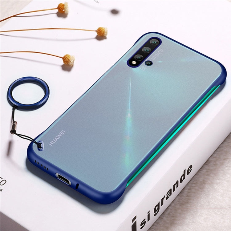 Frosted Anti-skidding TPU Protective Case with Metal Ring for Huawei Nova 5
