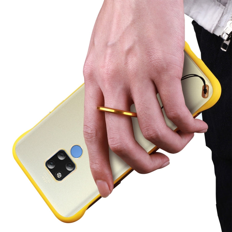 Frosted Anti-skidding TPU Protective Case with Metal Ring for Huawei Mate 20