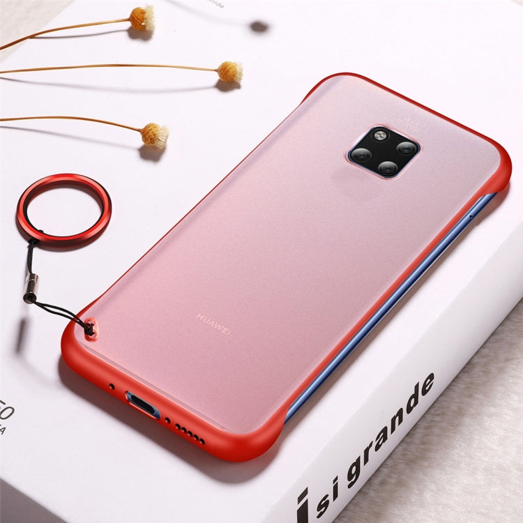 Frosted Anti-skidding TPU Protective Case with Metal Ring for Huawei Mate 20 Pro