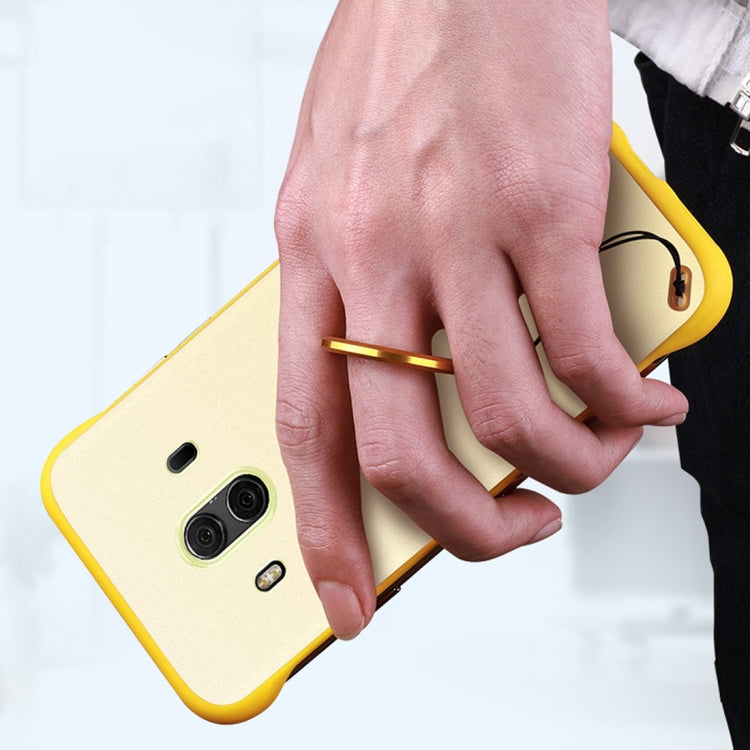 Frosted Anti-skidding TPU Protective Case with Metal Ring for Huawei Mate 10
