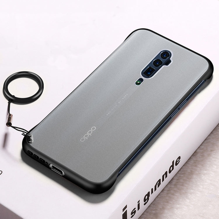 Frosted Anti-skidding TPU Protective Case with Metal Ring for OPPO Reno 10x Zoom