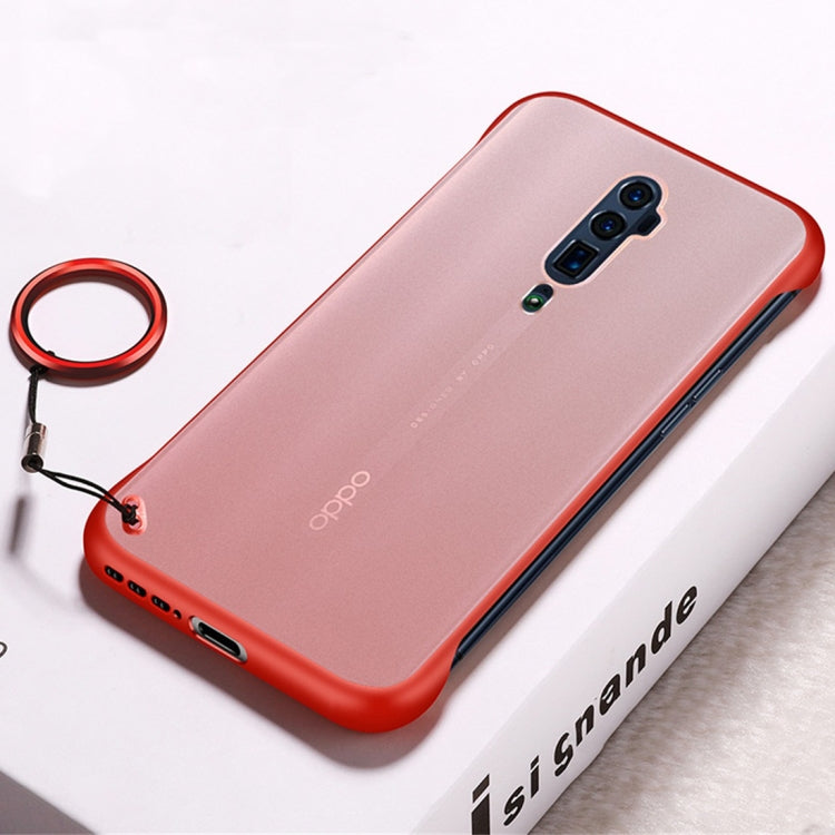 Frosted Anti-skidding TPU Protective Case with Metal Ring for OPPO Reno 10x Zoom