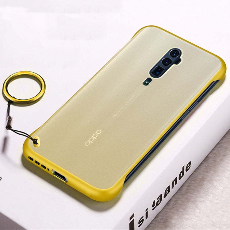 Frosted Anti-skidding TPU Protective Case with Metal Ring for OPPO Reno 10x Zoom