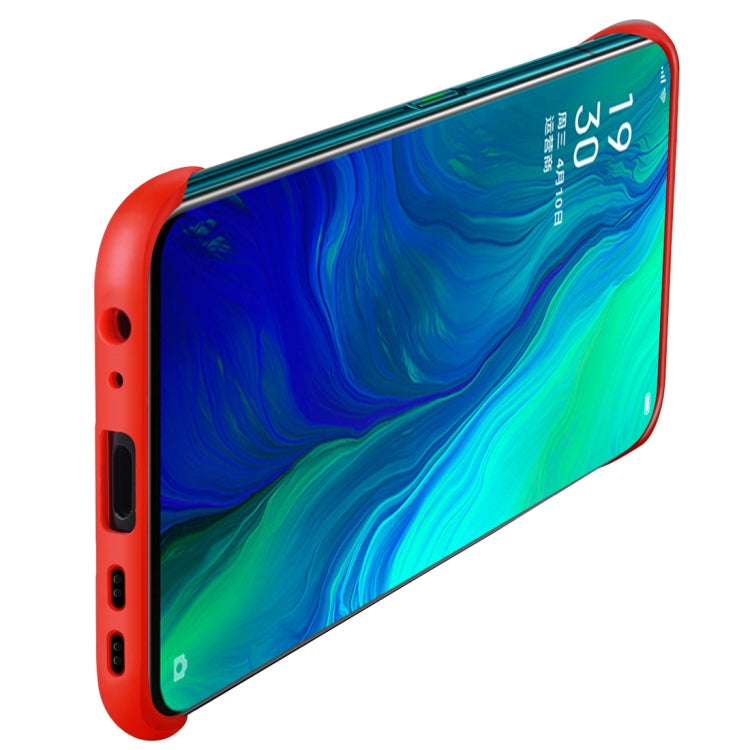 Frosted Anti-skidding TPU Protective Case with Metal Ring for OPPO Reno 10x Zoom