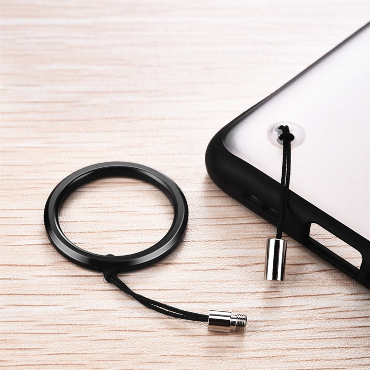 Frosted Anti-skidding TPU Protective Case with Metal Ring for OPPO Reno 10x Zoom