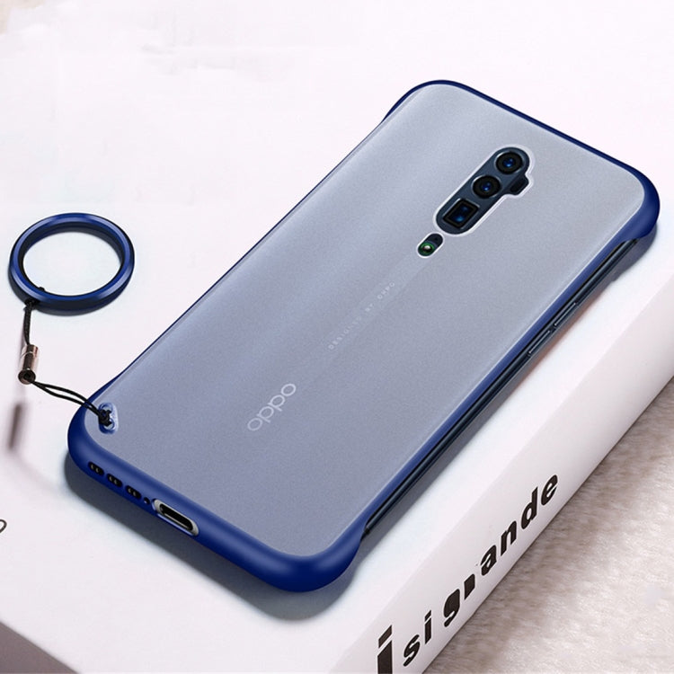 Frosted Anti-skidding TPU Protective Case with Metal Ring for OPPO Reno 10x Zoom