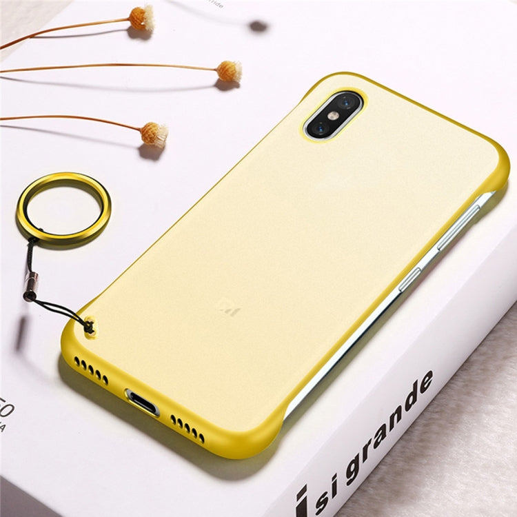 Frosted Anti-skidding TPU Protective Case with Metal Ring for Xiaomi Mi 8 Explorer