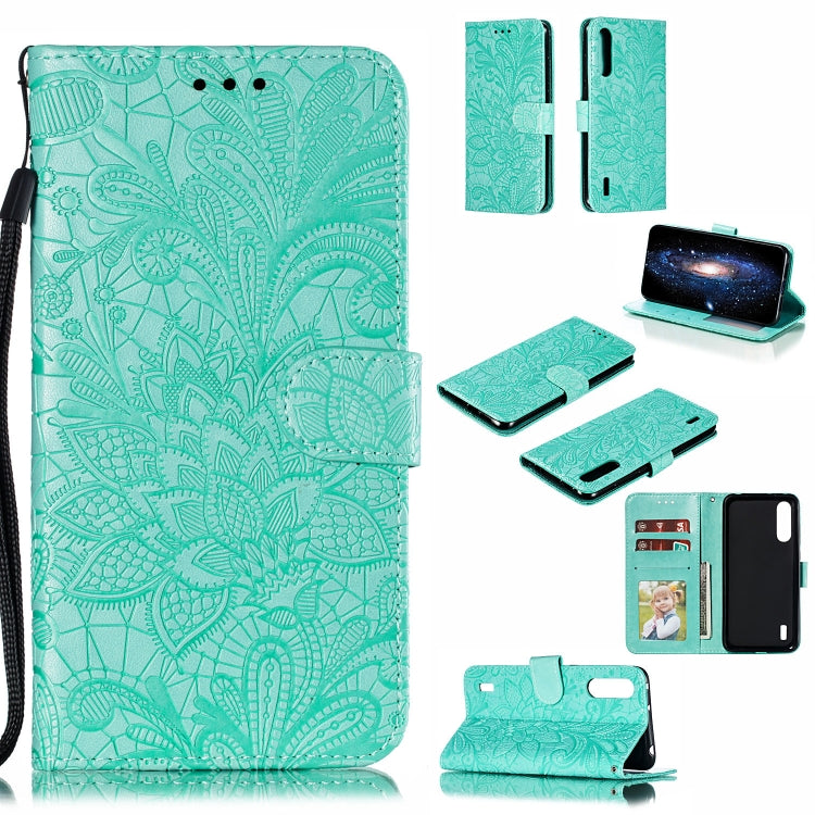 Lace Flower Horizontal Flip Leather Case with Holder & Card Slots & Wallet for Xiaomi CC9