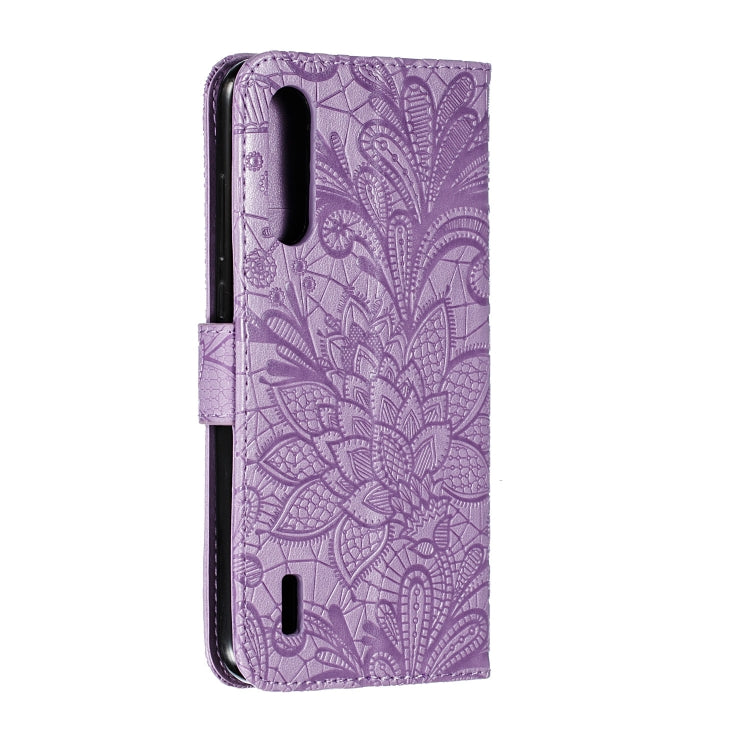 Lace Flower Horizontal Flip Leather Case with Holder & Card Slots & Wallet for Xiaomi CC9