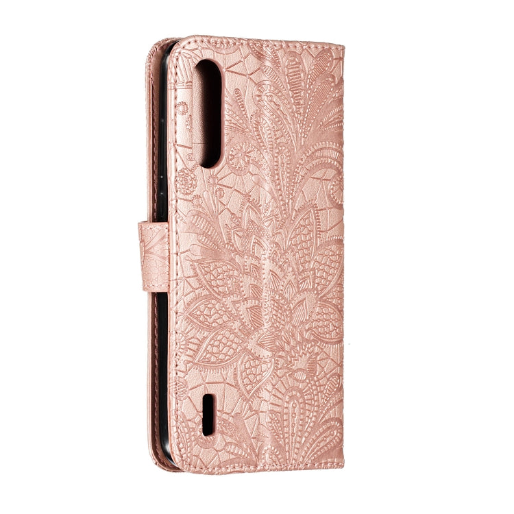 Lace Flower Horizontal Flip Leather Case with Holder & Card Slots & Wallet for Xiaomi CC9