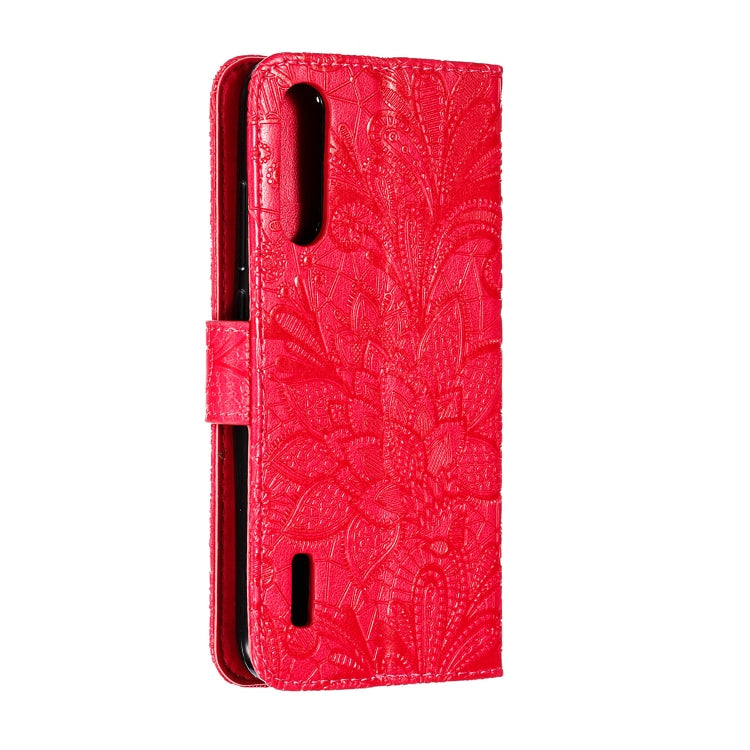 Lace Flower Horizontal Flip Leather Case with Holder & Card Slots & Wallet for Xiaomi CC9E