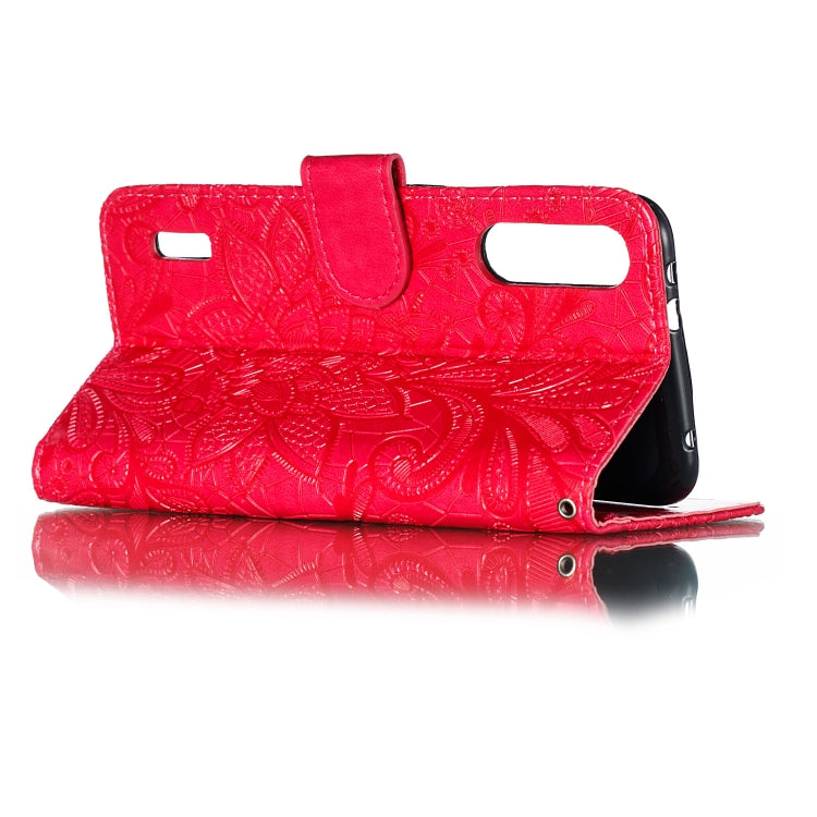 Lace Flower Horizontal Flip Leather Case with Holder & Card Slots & Wallet for Xiaomi CC9E