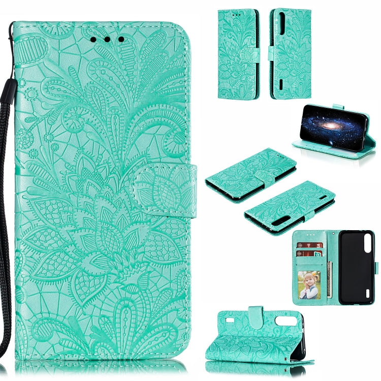 Lace Flower Horizontal Flip Leather Case with Holder & Card Slots & Wallet for Xiaomi CC9E