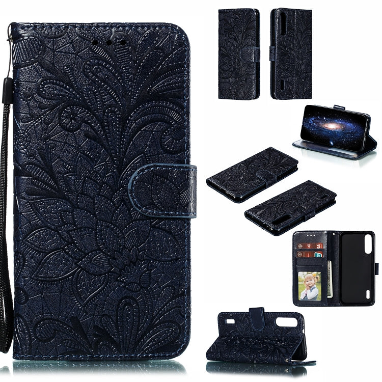 Lace Flower Horizontal Flip Leather Case with Holder & Card Slots & Wallet for Xiaomi CC9E