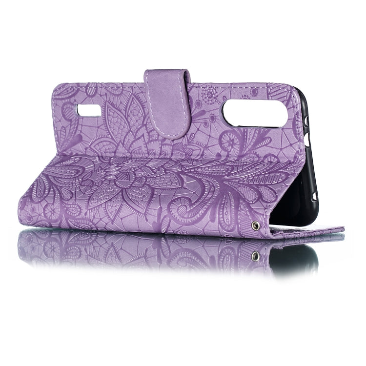 Lace Flower Horizontal Flip Leather Case with Holder & Card Slots & Wallet for Xiaomi CC9E