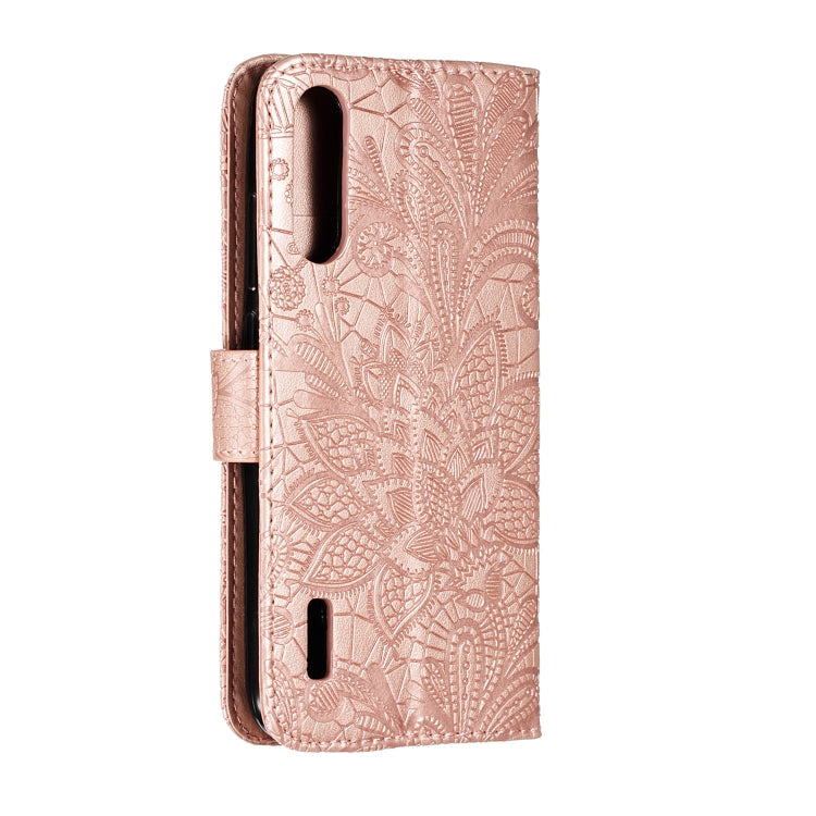 Lace Flower Horizontal Flip Leather Case with Holder & Card Slots & Wallet for Xiaomi CC9E