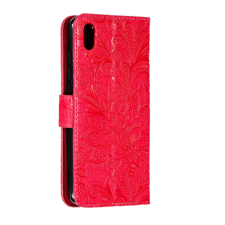 Lace Flower Horizontal Flip Leather Case with Holder & Card Slots & Wallet for Xiaomi Redmi 7A