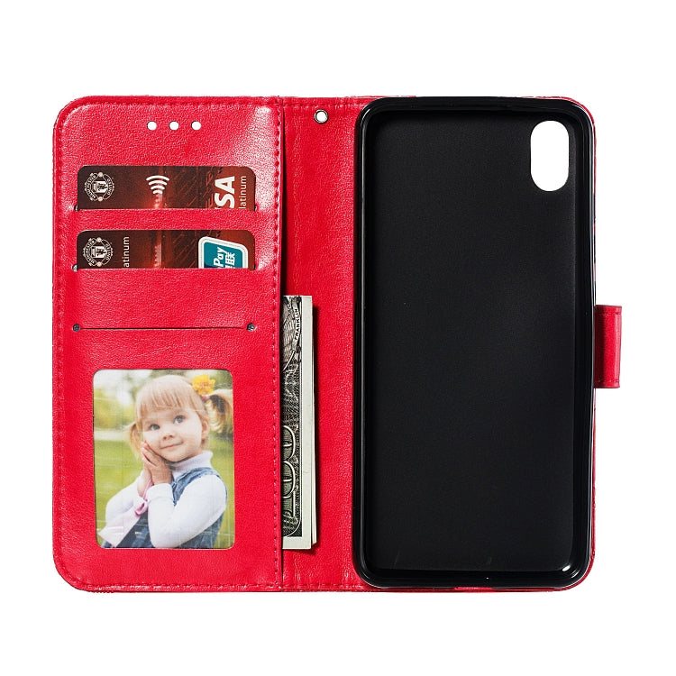 Lace Flower Horizontal Flip Leather Case with Holder & Card Slots & Wallet for Xiaomi Redmi 7A
