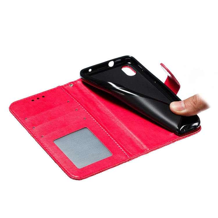 Lace Flower Horizontal Flip Leather Case with Holder & Card Slots & Wallet for Xiaomi Redmi 7A