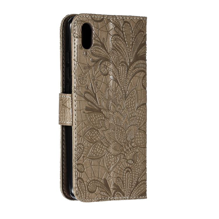 Lace Flower Horizontal Flip Leather Case with Holder & Card Slots & Wallet for Xiaomi Redmi 7A
