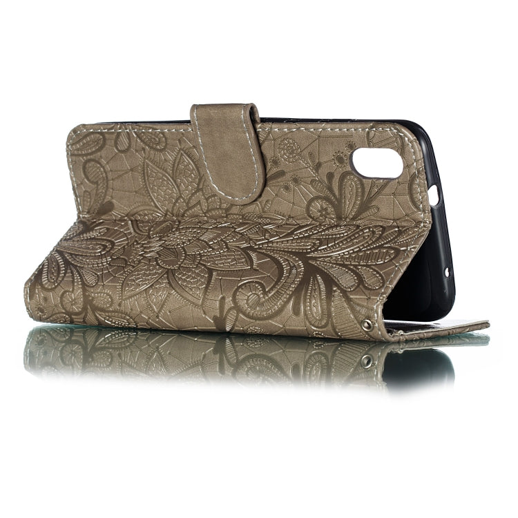 Lace Flower Horizontal Flip Leather Case with Holder & Card Slots & Wallet for Xiaomi Redmi 7A