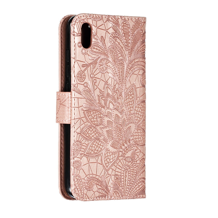 Lace Flower Horizontal Flip Leather Case with Holder & Card Slots & Wallet for Xiaomi Redmi 7A