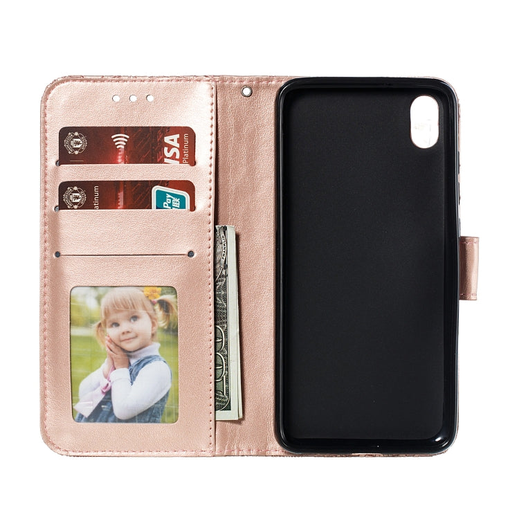 Lace Flower Horizontal Flip Leather Case with Holder & Card Slots & Wallet for Xiaomi Redmi 7A