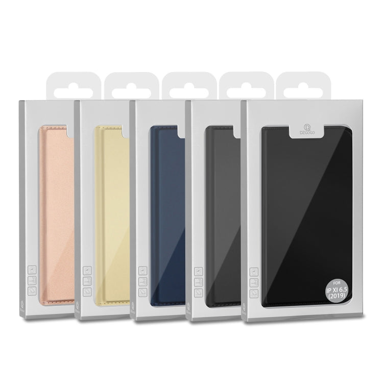 For iPhone 11 Pro Max DZGOGO ISKIN Series Slight Frosted PU+ TPU Case