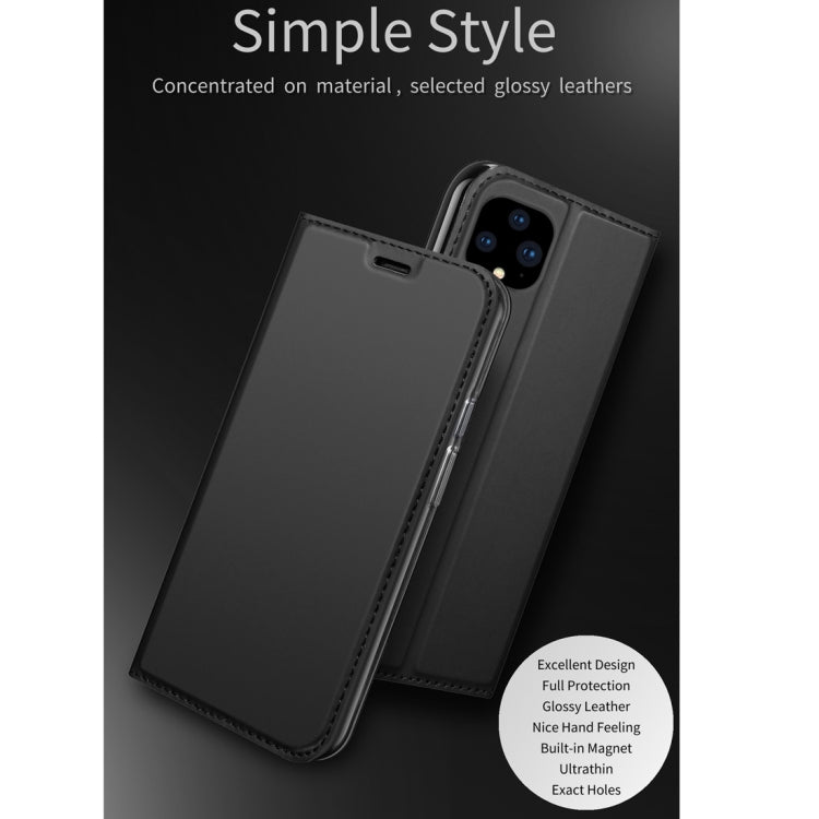 DZGOGO ISKIN Series Slight Frosted PU+ TPU Case For Google Pixel 4XL