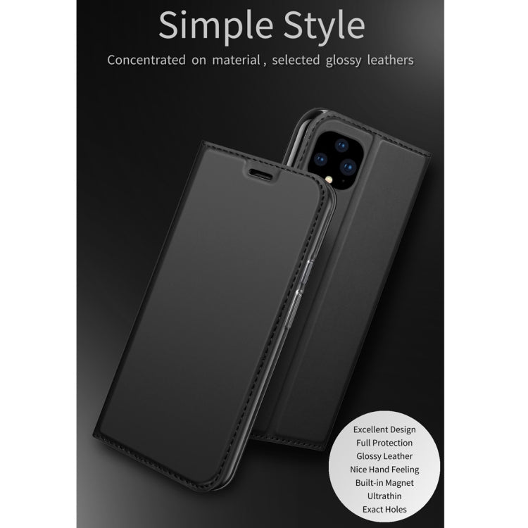 DZGOGO ISKIN Series Slight Frosted PU+ TPU Case For Google Pixel 4
