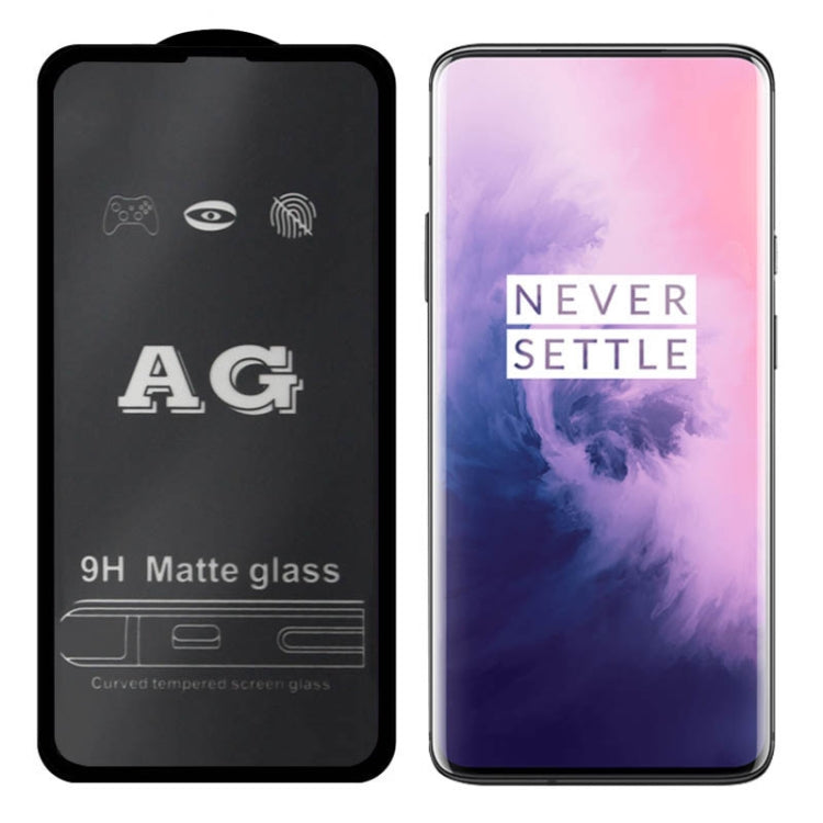 25 PCS AG Matte Frosted Full Cover Tempered Glass Film For OnePlus 6