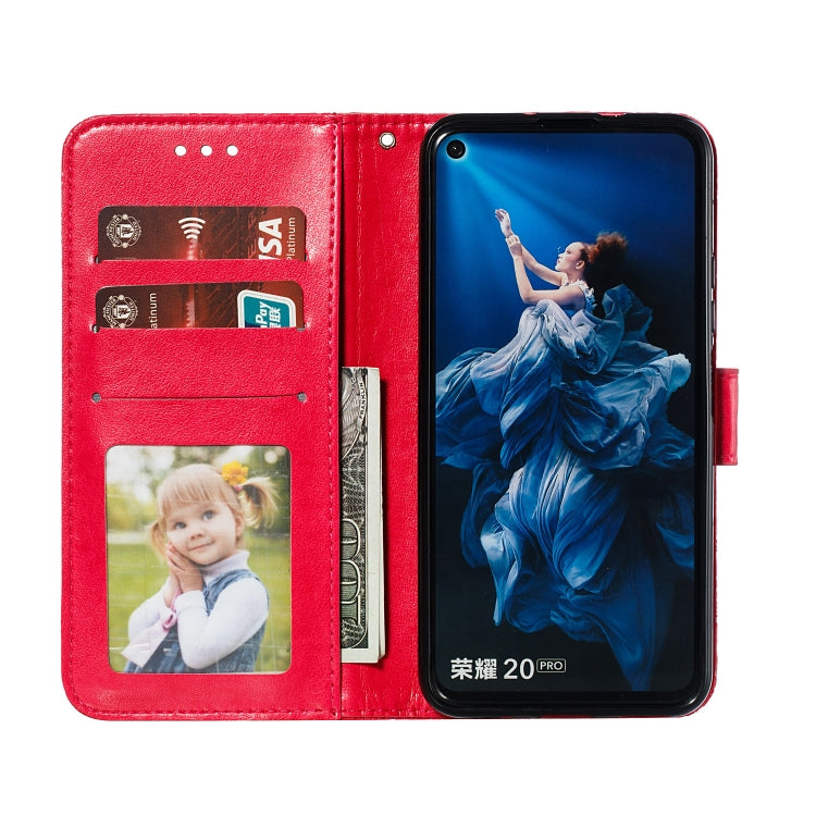 Lace Flower Horizontal Flip Leather Case with Holder & Card Slots & Wallet for Huawei Honor 20 Pro