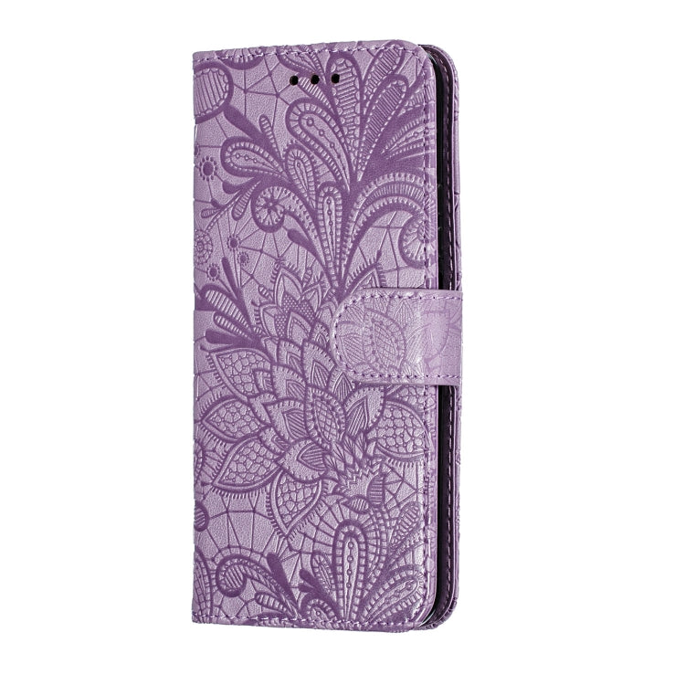 Lace Flower Horizontal Flip Leather Case with Holder & Card Slots & Wallet for Huawei Honor 20 Pro