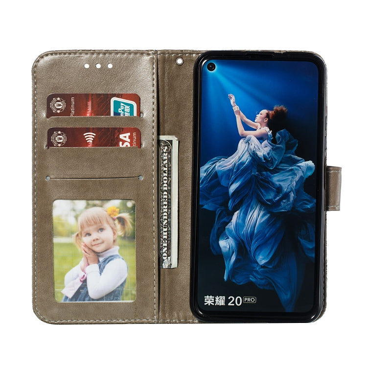 Lace Flower Horizontal Flip Leather Case with Holder & Card Slots & Wallet for Huawei Honor 20 Pro