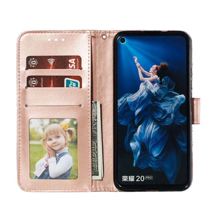 Lace Flower Horizontal Flip Leather Case with Holder & Card Slots & Wallet for Huawei Honor 20 Pro