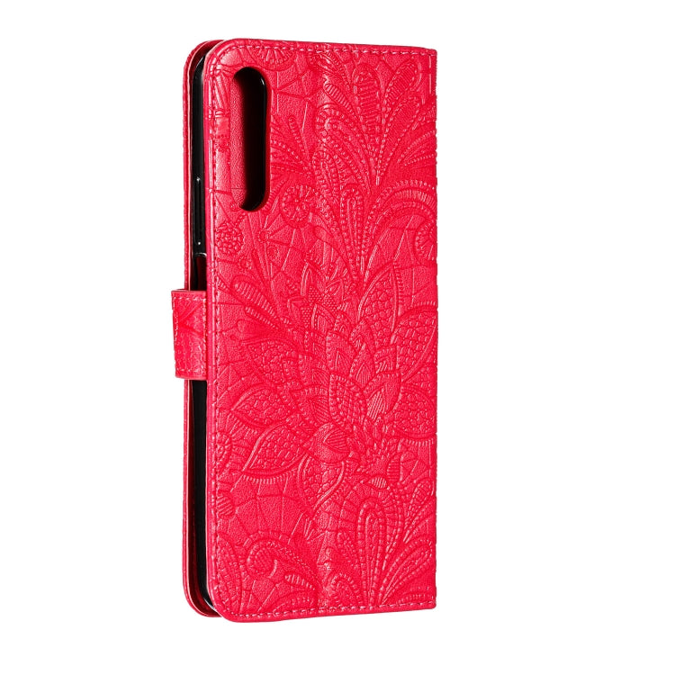 Lace Flower Horizontal Flip Leather Case with Holder & Card Slots & Wallet for Huawei Honor 9X Pro