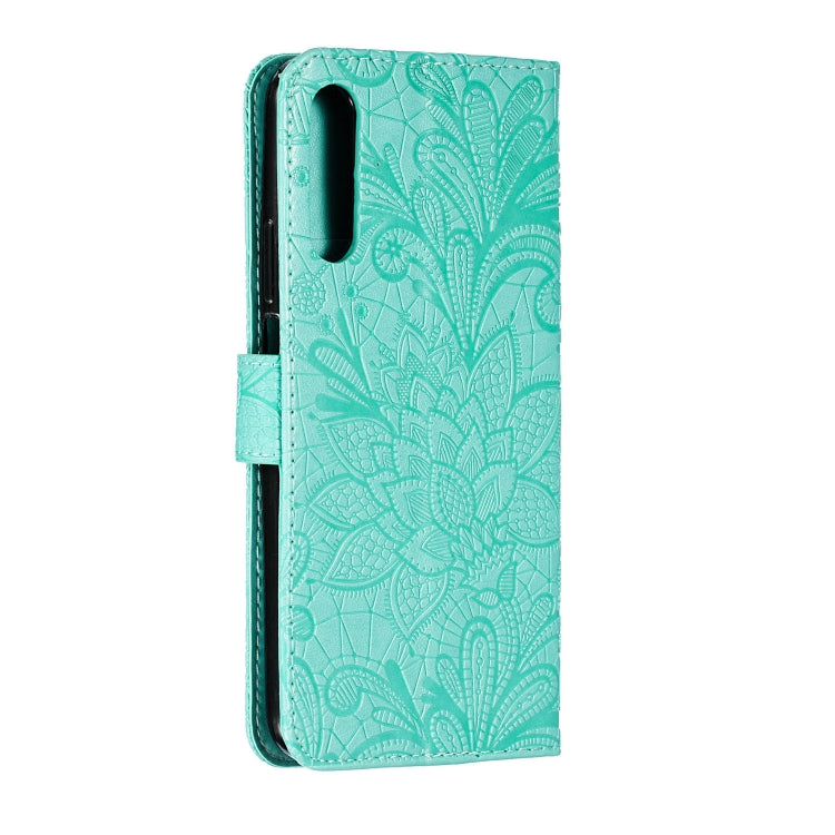 Lace Flower Horizontal Flip Leather Case with Holder & Card Slots & Wallet for Huawei Honor 9X Pro