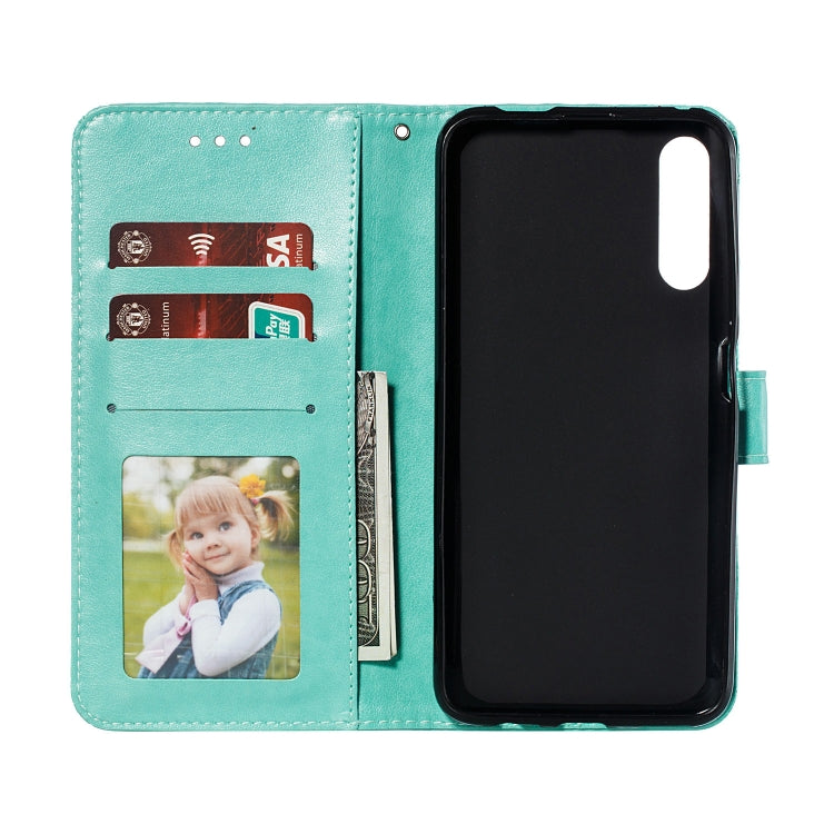 Lace Flower Horizontal Flip Leather Case with Holder & Card Slots & Wallet for Huawei Honor 9X Pro