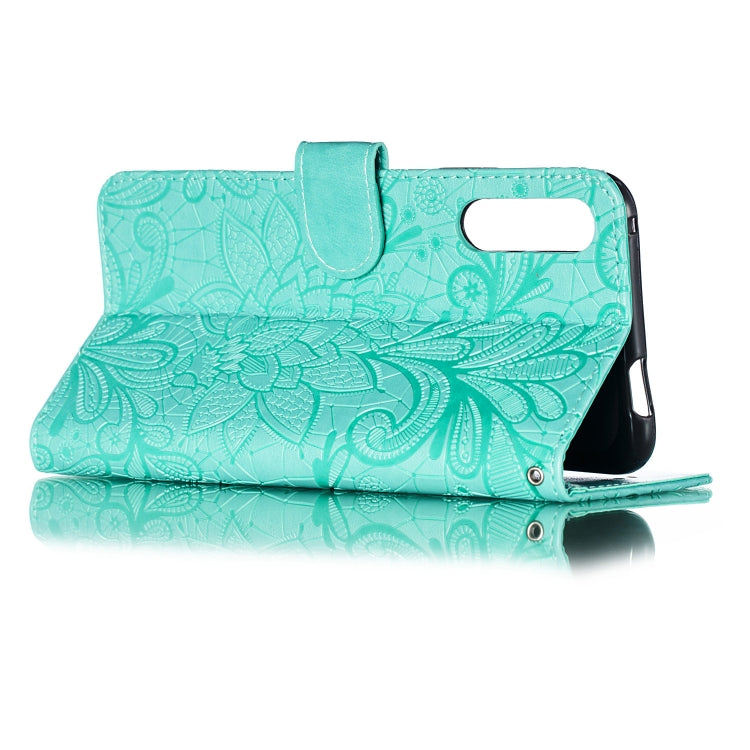 Lace Flower Horizontal Flip Leather Case with Holder & Card Slots & Wallet for Huawei Honor 9X Pro