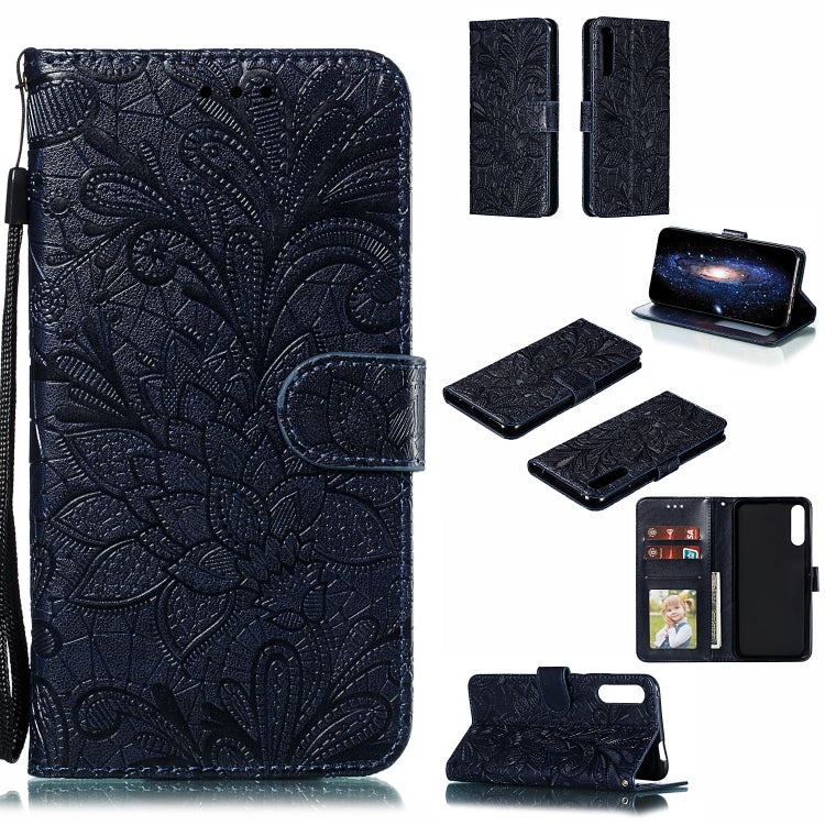 Lace Flower Horizontal Flip Leather Case with Holder & Card Slots & Wallet for Huawei Honor 9X Pro