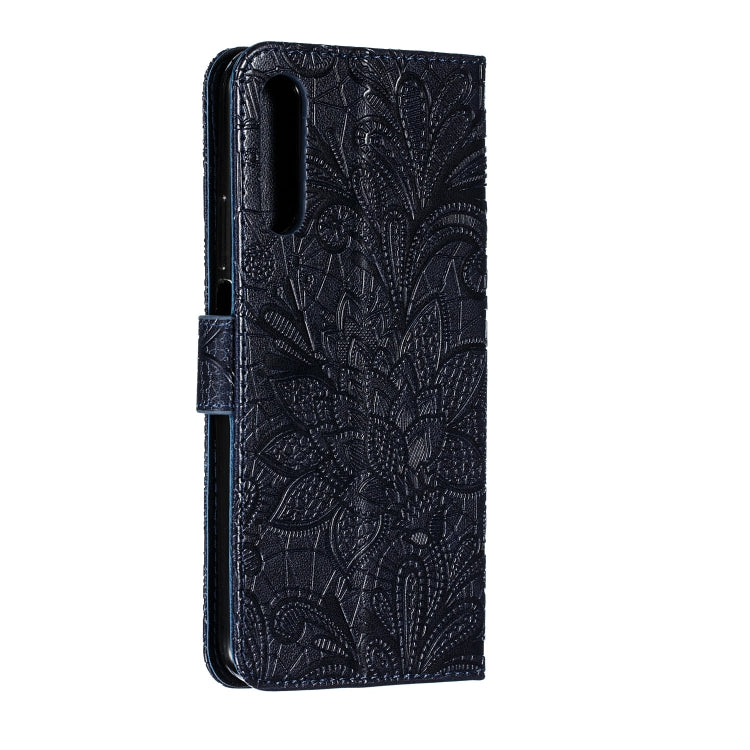 Lace Flower Horizontal Flip Leather Case with Holder & Card Slots & Wallet for Huawei Honor 9X Pro