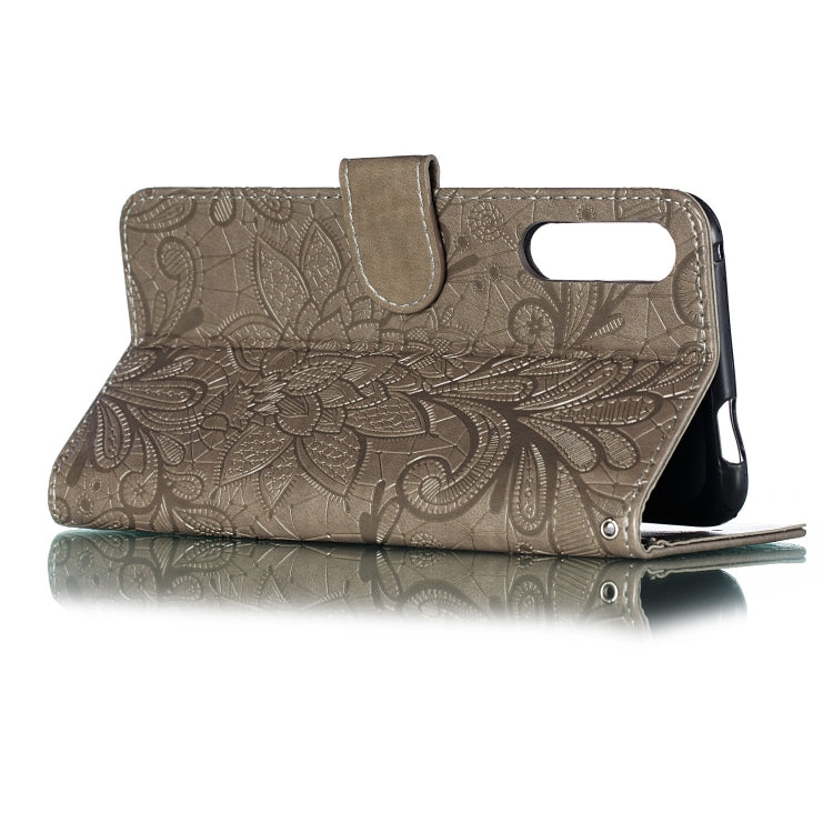 Lace Flower Horizontal Flip Leather Case with Holder & Card Slots & Wallet for Huawei Honor 9X Pro