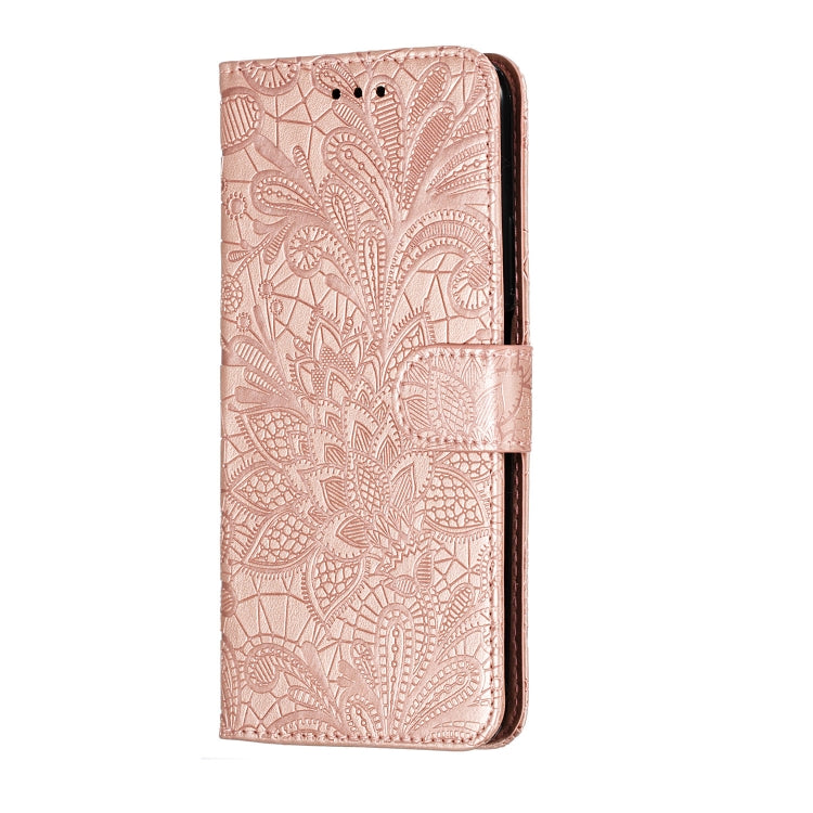 Lace Flower Horizontal Flip Leather Case with Holder & Card Slots & Wallet for Huawei Honor 9X Pro