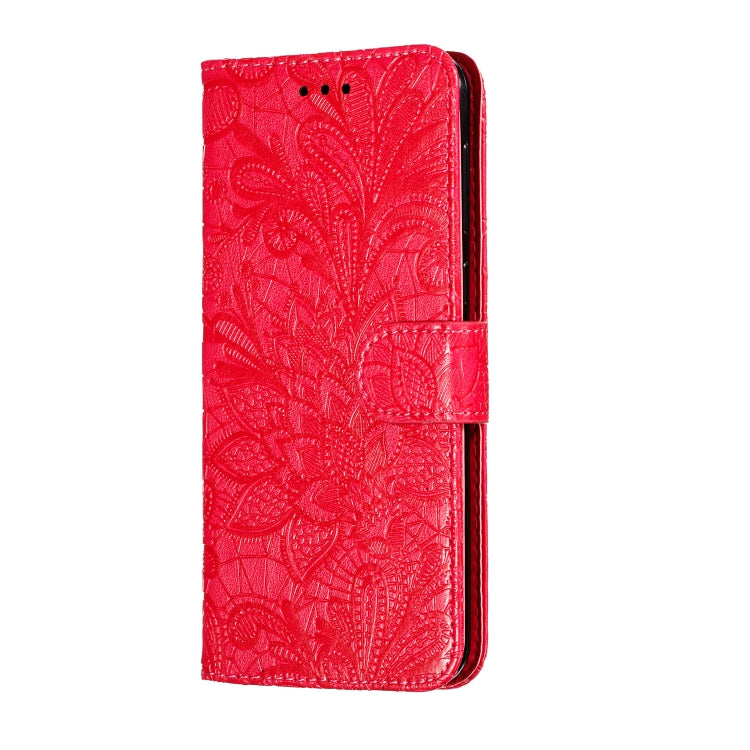 Lace Flower Horizontal Flip Leather Case with Holder & Card Slots & Wallet for Huawei Nova 5i