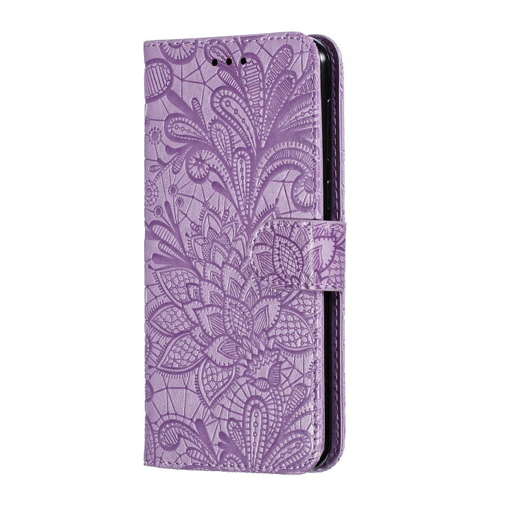 Lace Flower Horizontal Flip Leather Case with Holder & Card Slots & Wallet for Huawei Nova 5i